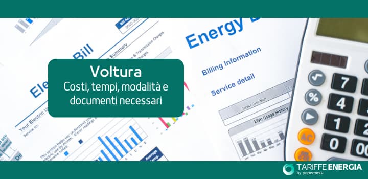 Voltura gas: costi, tempi, offerte e documenti