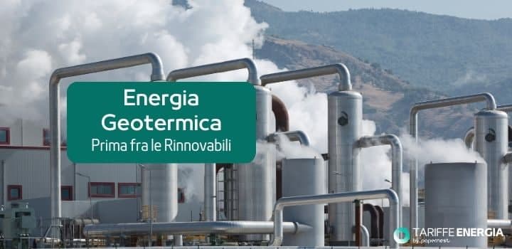 Energia Geotermica: è quella che emette meno CO2